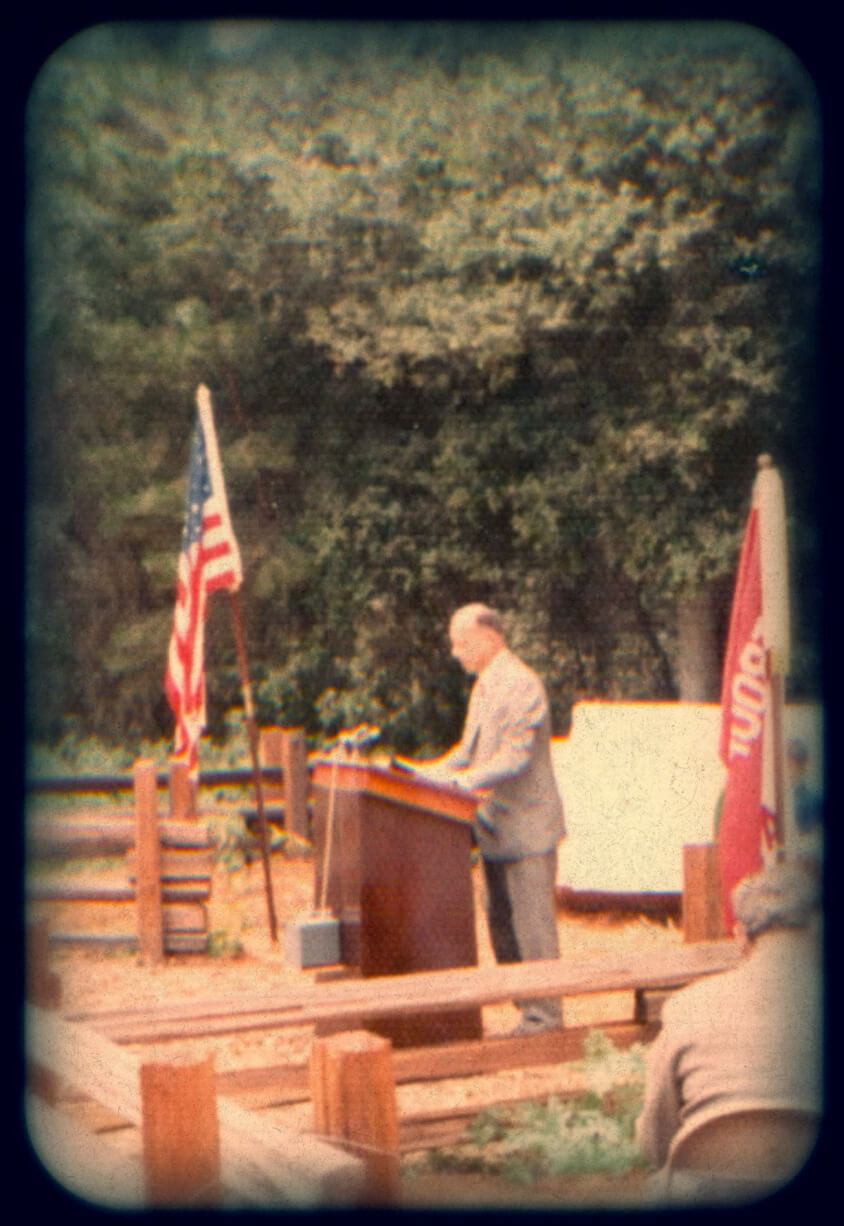 Fred van Eck speaking